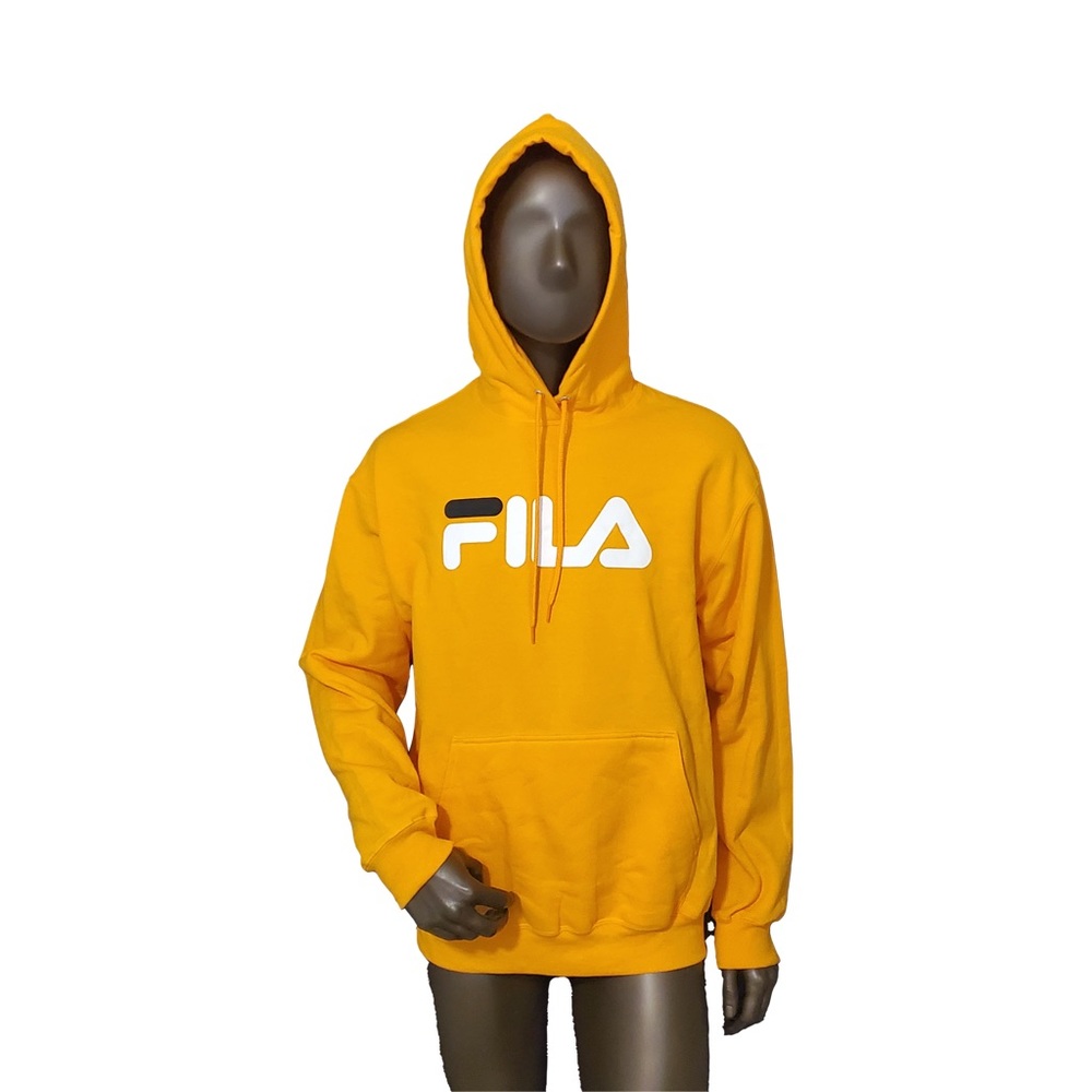 Yellow Fila hoodie